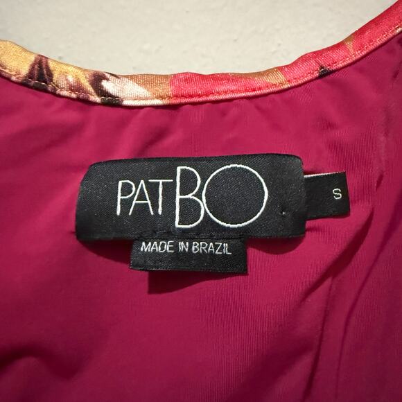 PatBo Carmen Crisscross Halter Neck Floral Wrap Midi Dress - Picture 5 of 5